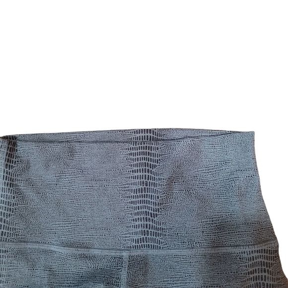 ZYIA ACTIVE Blue Python Snake Print Leggings - Picture 7 of 8